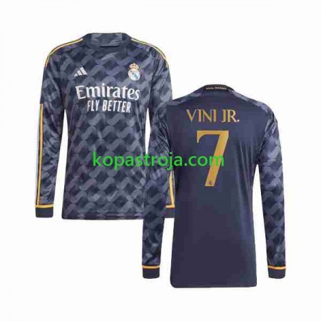 Billiga Fotbollströjor Real Madrid Vini Jr 7 Borta tröja 2023/24 Långärmad